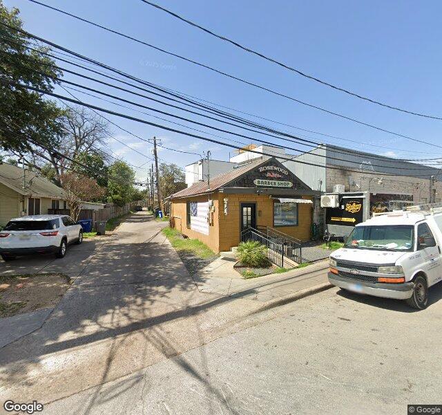 The Rosewood Barbershop location - Austin