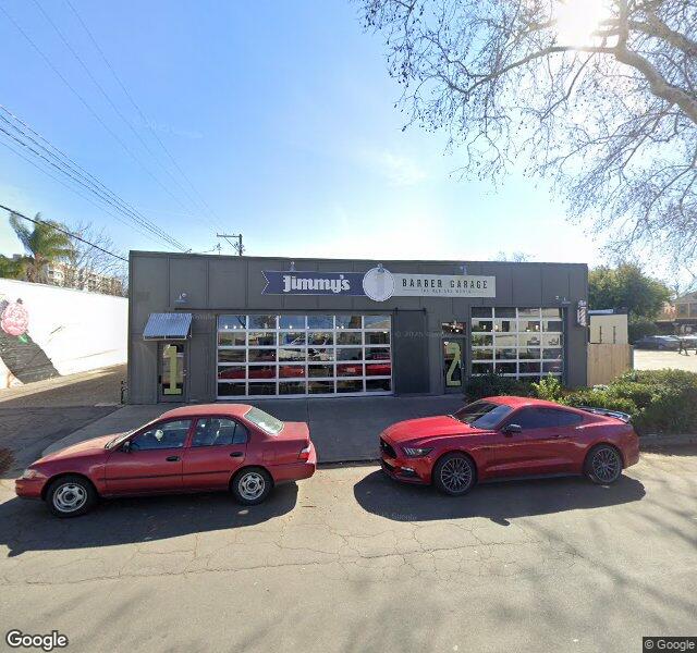 Jimmy's Barber Garage location - Sacramento