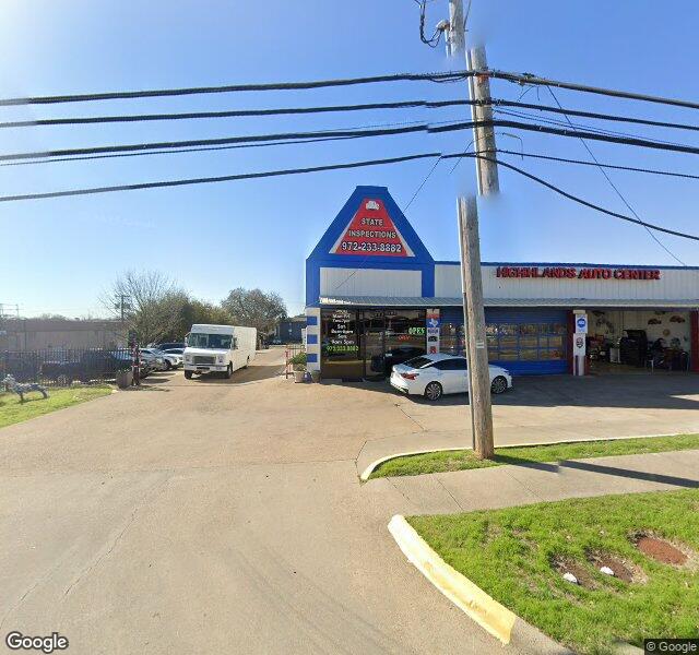Highlands Auto Center storefront - Dallas
