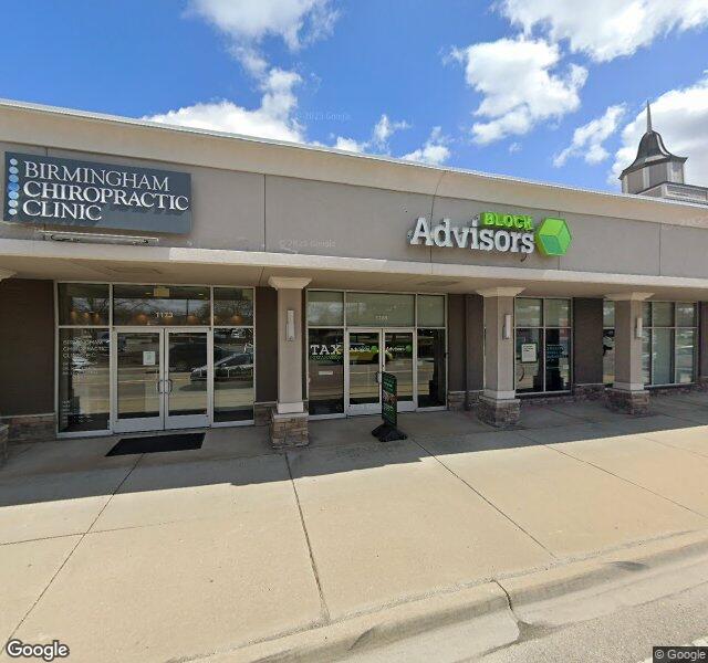 Birmingham Chiropractic Clinic storefront - Detroit