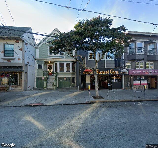 Sunset Gym storefront - San Francisco