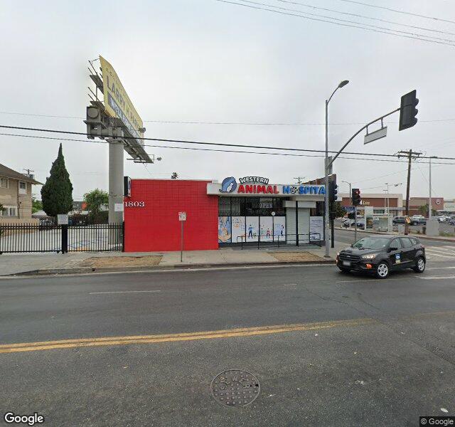 Western Animal Hospital storefront - Los Angeles