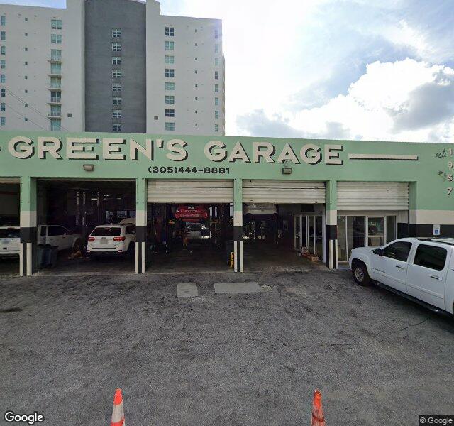 Green's Garage storefront - Miami
