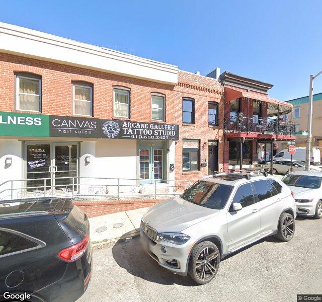 CANTON BARBERS storefront - Baltimore