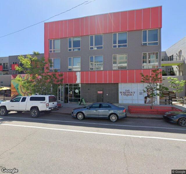 The Rosemont Barbers storefront - Denver