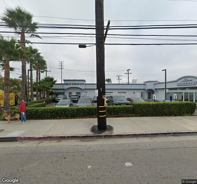 Overland Veterinary Clinic storefront - Palms