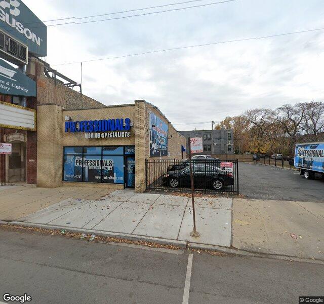 The Professionals Moving Specialists storefront - Chicago