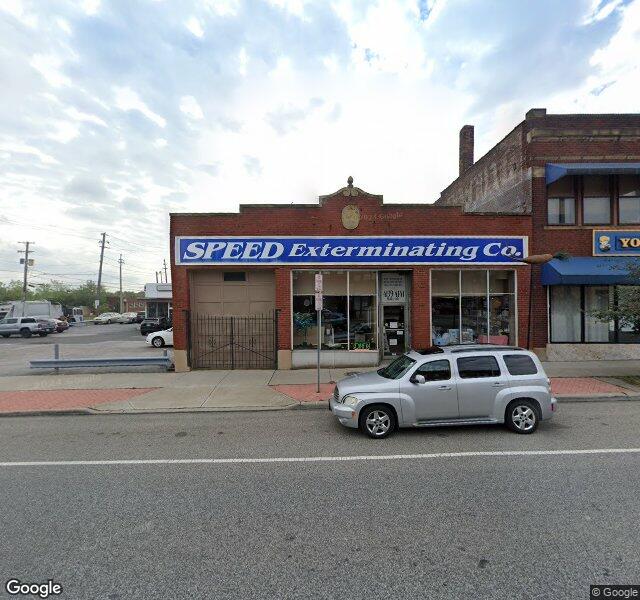 Speed Exterminating Co. storefront - Cleveland