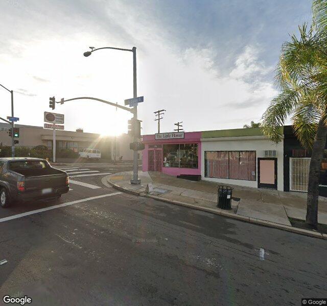 The Little Flower storefront - San Diego