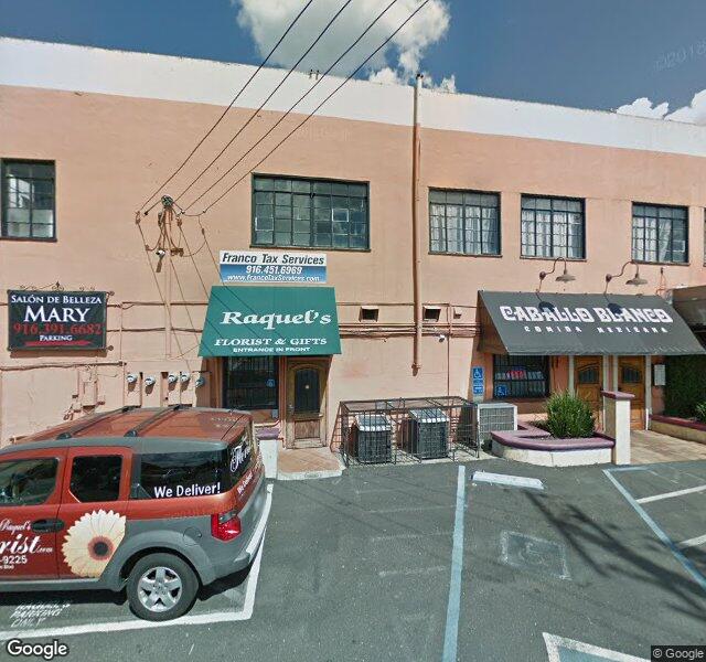 Raquel's Florist storefront - Sacramento