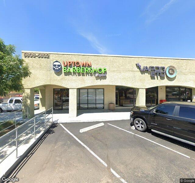 Uptown Barbershop storefront - Phoenix