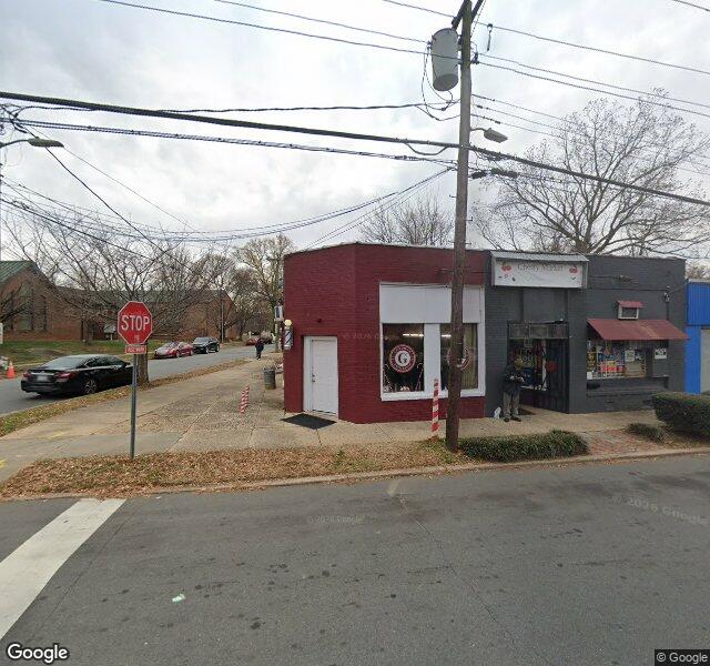 Gordons' Historic Barbershop storefront - Charlotte