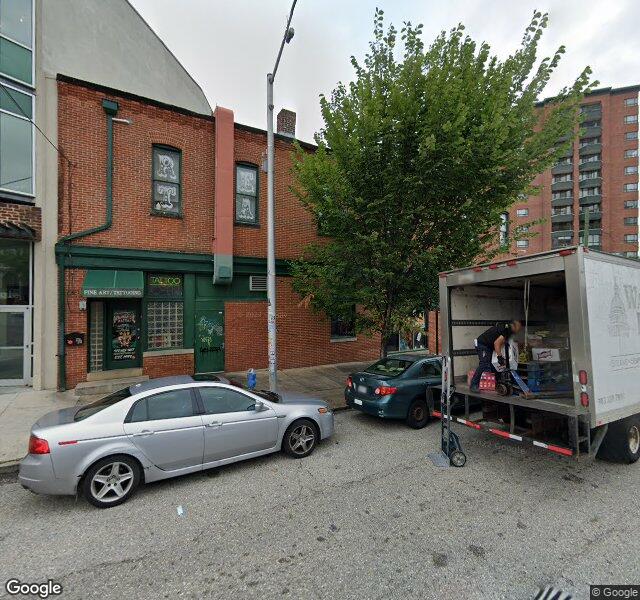 Read Street Tattoo Parlor location - Baltimore